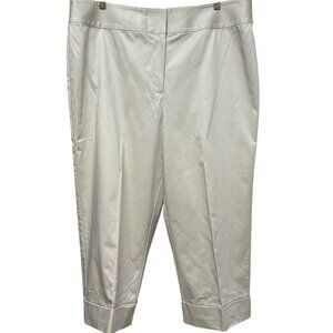 STYLE & CO. Crop Pants Plus Size 20W Khaki Beige Cuffed Capris NWT